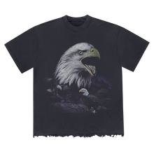 Load image into Gallery viewer, EAGLES DISTRESSED HEM TEE
