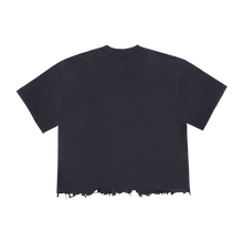 Load image into Gallery viewer, WDTY RANSOM DISTRESSED CROPPED TEE
